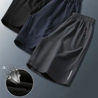 Men's Ice Silk Quick-Dry Running Shorts for Gym & Beach Activities 4