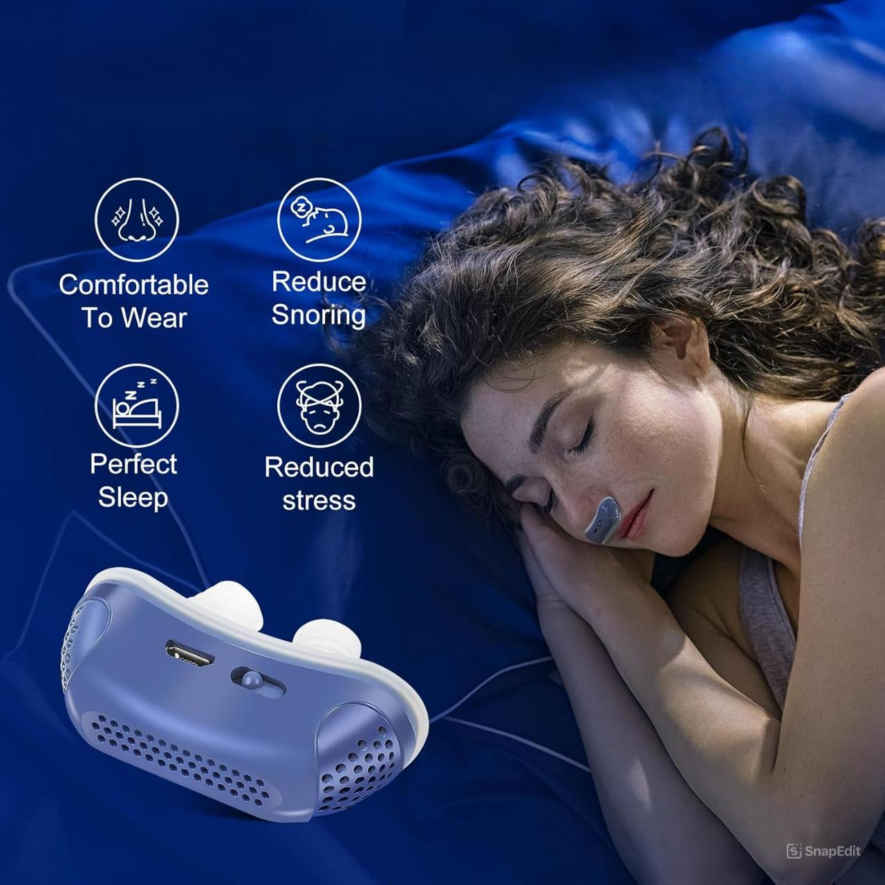 Micro CPAP Device for Sleep Apnea Relief - Compact, Quiet, and Comfortable 6