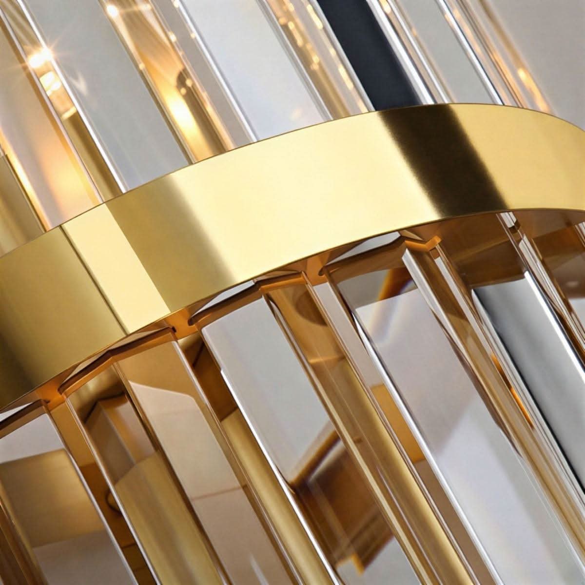 CRYSTAVORA – Kristall-Käfig-Wandleuchte für elegante Ambientebeleuchtung