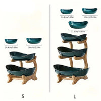Modern 2/3 Layer Plastic Fruit Plate & Snack Dish for Home Decor 5