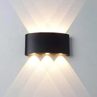 Modern LED Wall Sconce - Stylish Indoor Outdoor Wall Light for Eye-Friendly Illumination 0