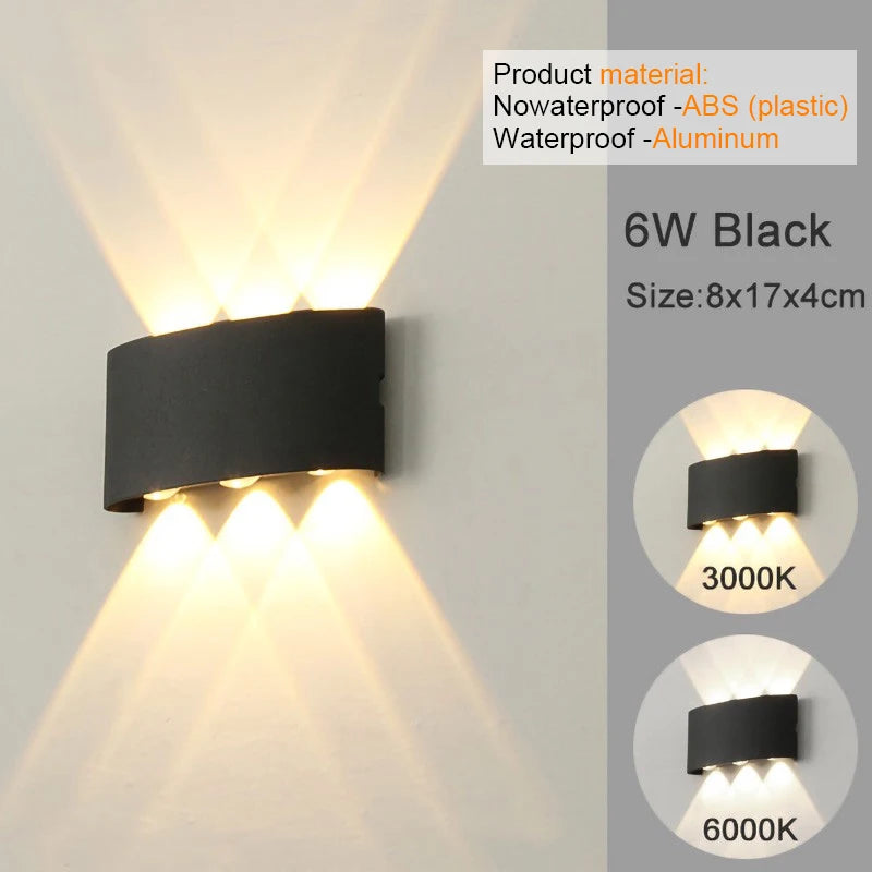 Modern LED Wall Sconce - Stylish Indoor Outdoor Wall Light for Eye-Friendly Illumination 10
