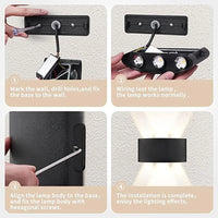 Modern LED Wall Sconce - Stylish Indoor Outdoor Wall Light for Eye-Friendly Illumination 3