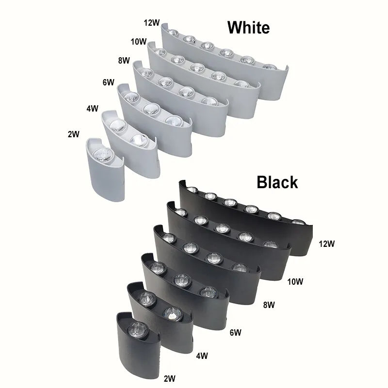 Modern LED Wall Sconce - Stylish Indoor Outdoor Wall Light for Eye-Friendly Illumination 4