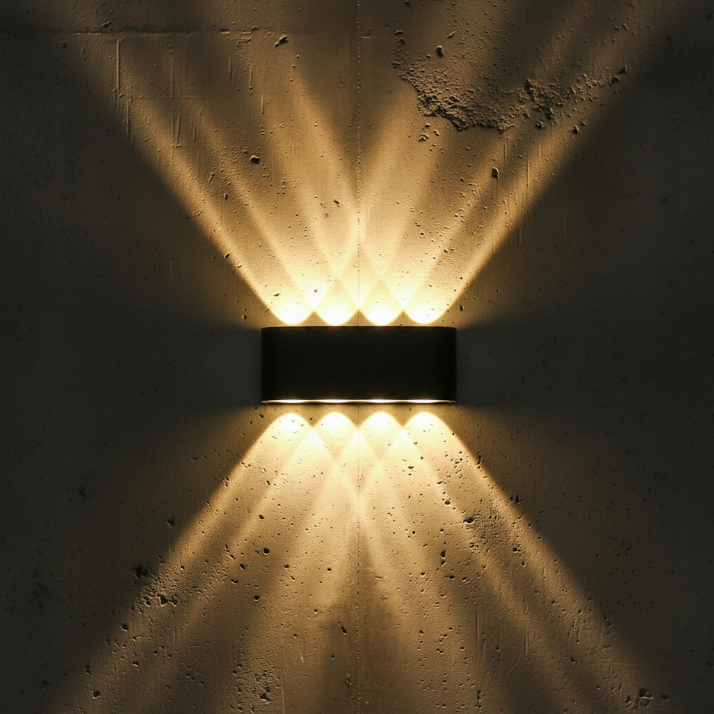 Modern LED Wall Sconce - Stylish Indoor Outdoor Wall Light for Eye-Friendly Illumination 6