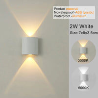 Modern LED Wall Sconce - Stylish Indoor Outdoor Wall Light for Eye-Friendly Illumination 7