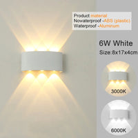 Modern LED Wall Sconce - Stylish Indoor Outdoor Wall Light for Eye-Friendly Illumination 9