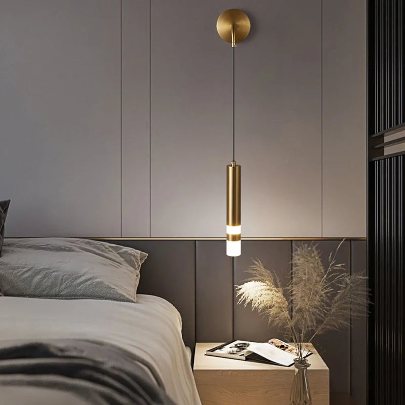 Modern Nordic Wall Sconce - Iron Linear Wall Lamp with Reading Light 1