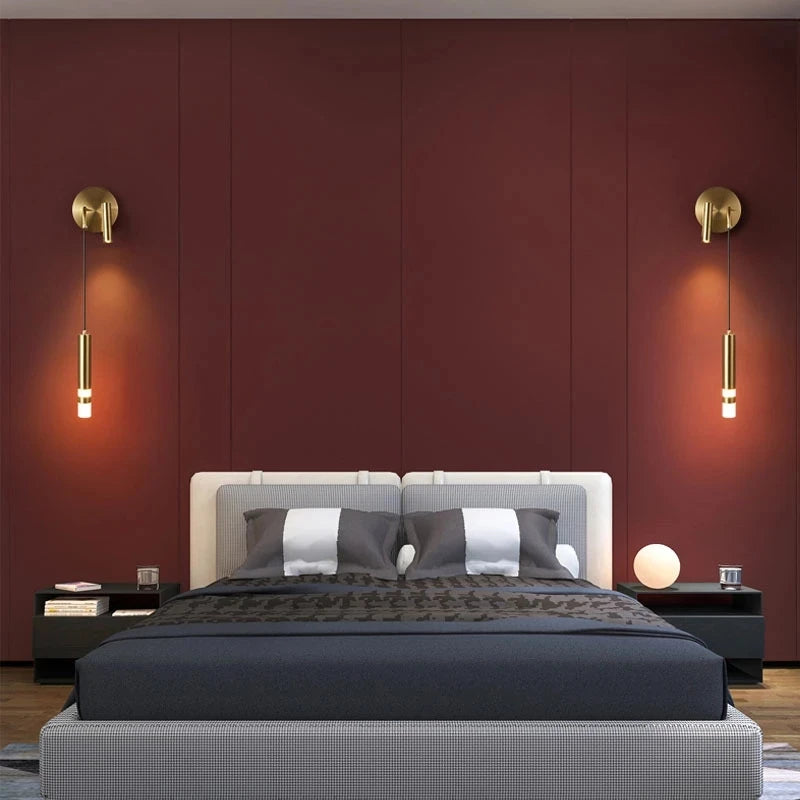 Modern Nordic Wall Sconce - Iron Linear Wall Lamp with Reading Light 4