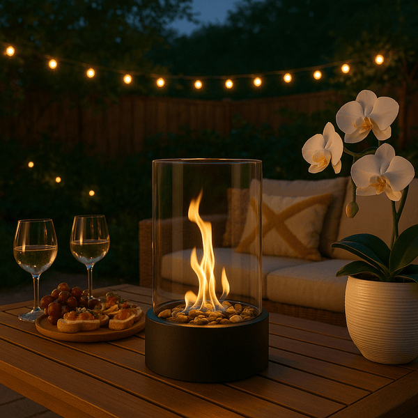 FLARENEST – Modern Table Fireplace Bioethanol Indoor Outdoor Fire Pit