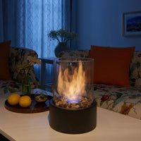 Modern Table Fireplace - Bioethanol Table Top Fire Pit for Indoor & Outdoor Use 3