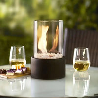 Modern Table Fireplace - Bioethanol Table Top Fire Pit for Indoor & Outdoor Use 7