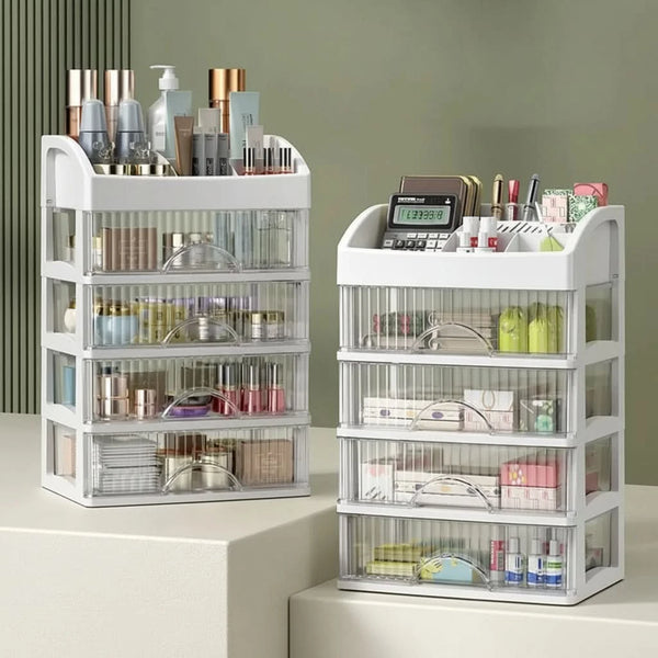 STYLELIVA – Boîte de rangement maquillage empilable pour une beauté organisée