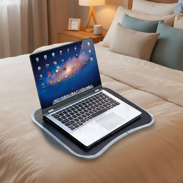 DESKLIVA – Multifunktionaler Laptop-Tisch mit Polsterunterstützung