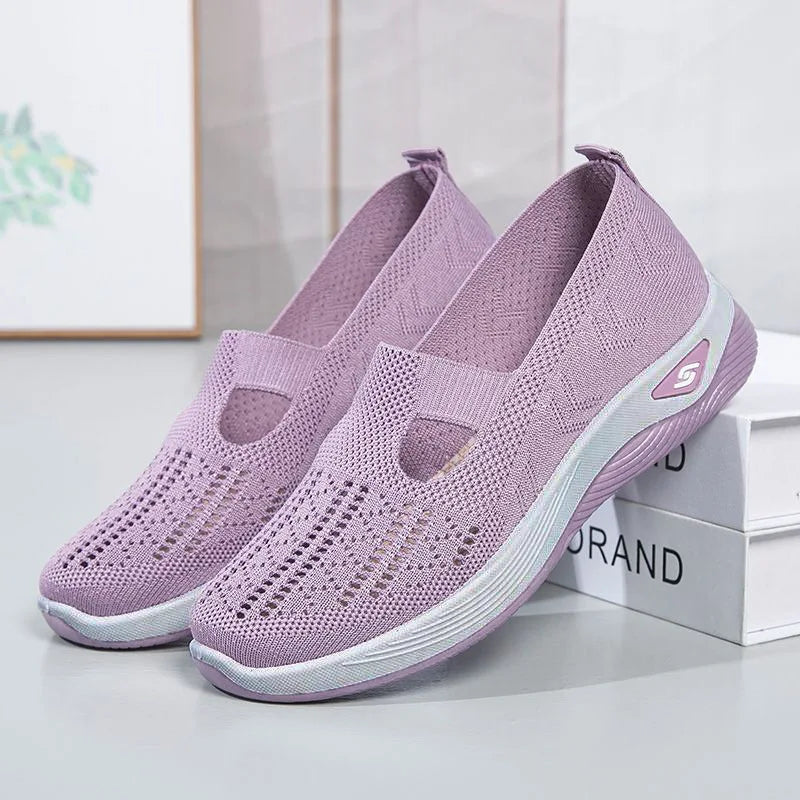 Muxinfei - Women's Breathable Mesh Slip-On Sneakers for Summer 1