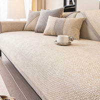 Naturweft Non-Slip Cotton-Linen Sofa Cover - Breathable Slipcover Sofa for All Seasons 3