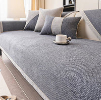 Naturweft Non-Slip Cotton-Linen Sofa Cover - Breathable Slipcover Sofa for All Seasons 5