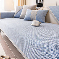 Naturweft Non-Slip Cotton-Linen Sofa Cover - Breathable Slipcover Sofa for All Seasons 7