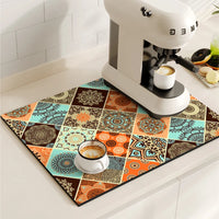 Non-Slip Coffee Maker Mat - Quick Dry Diatom Mud & Sponge with Rubber Grip 15