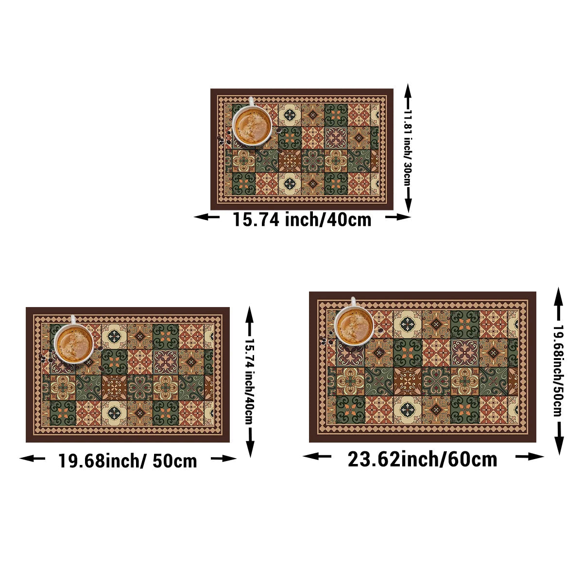 Non-Slip Coffee Maker Mat - Quick Dry Diatom Mud & Sponge with Rubber Grip 5