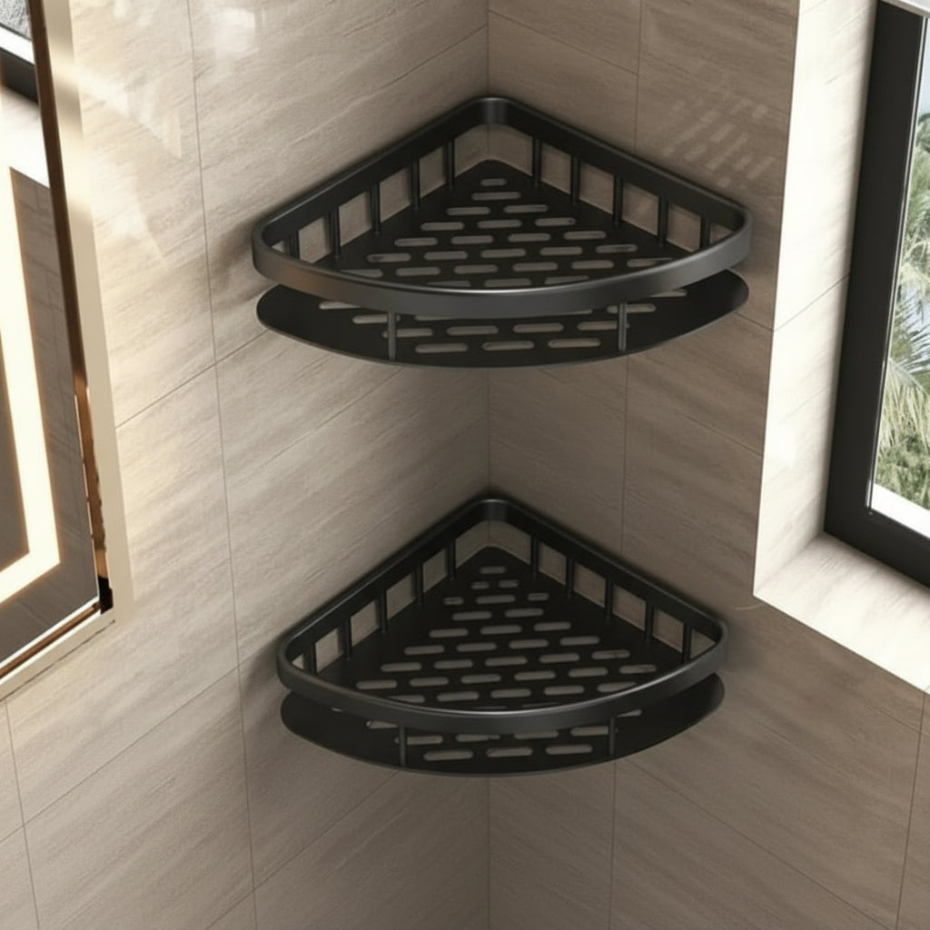 NordicShelf - Adhesive Bathroom Shelf for Easy Storage & Shower Use 11