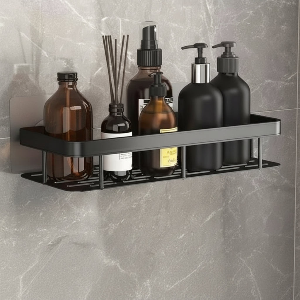 NordicShelf - Adhesive Bathroom Shelf for Easy Storage & Shower Use 5