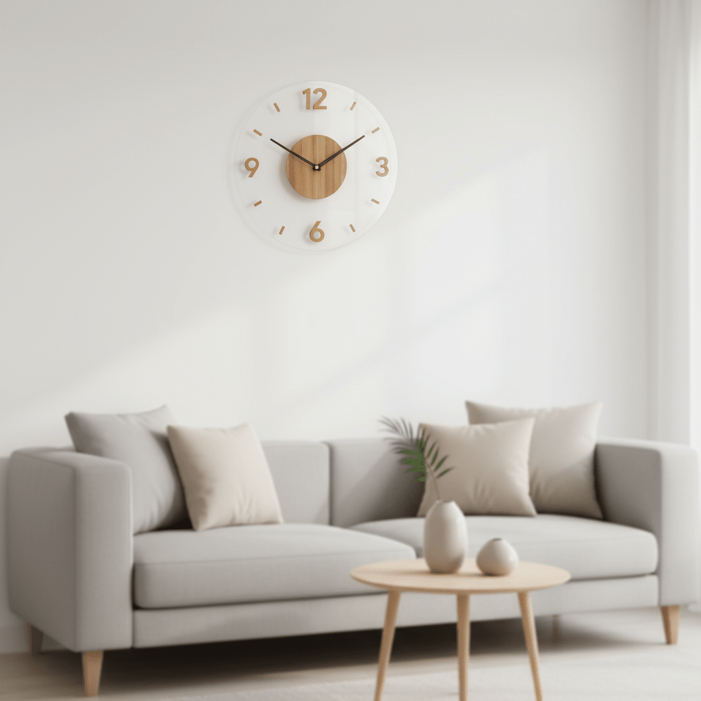 Nordic Clock - Modern Silent Wooden Wall Clock Decor for Stylish Spaces 2