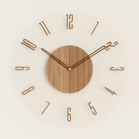 Nordic Clock - Modern Silent Wooden Wall Clock Decor for Stylish Spaces 3