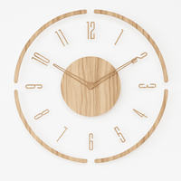 Nordic Clock - Modern Silent Wooden Wall Clock Decor for Stylish Spaces 5