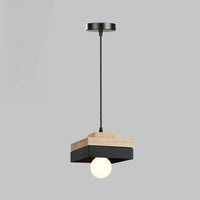 Nordic Modern Chandelier Light - Elegant Wrought Iron & Solid Wood Design for Dining Rooms 7