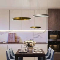 Nordic Ring LED Pendant Light - Dimmable Kitchen Pendant Lighting for Modern Spaces 1