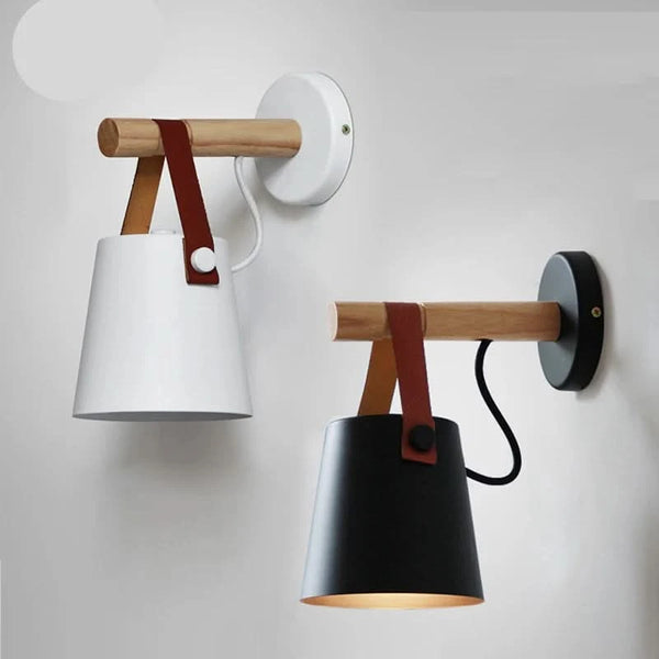 WALLGLOW – Lampe murale décorative en bois pour espaces contemporains