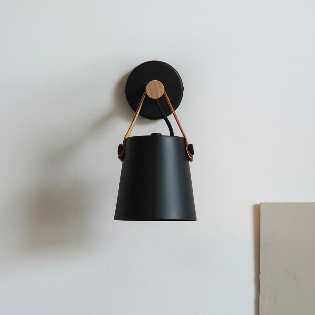 Nordic Style LED Wall Sconce - Modern Wooden Wall Lamp for Bedroom & Living Room 3