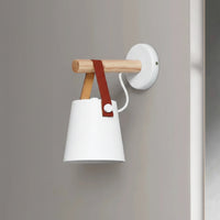 Nordic Style LED Wall Sconce - Modern Wooden Wall Lamp for Bedroom & Living Room 4