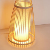 WOVENLUME – Lampadaire en bambou pour une ambiance chaleureuse et naturelle