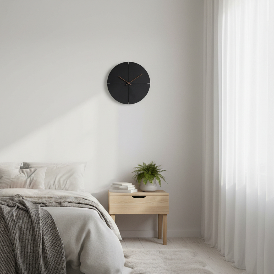 SERENELIA – Silent Wall Clock for Timeless Interior Appeal