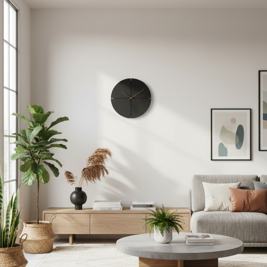 SERENELIA – Silent Wall Clock for Timeless Interior Appeal