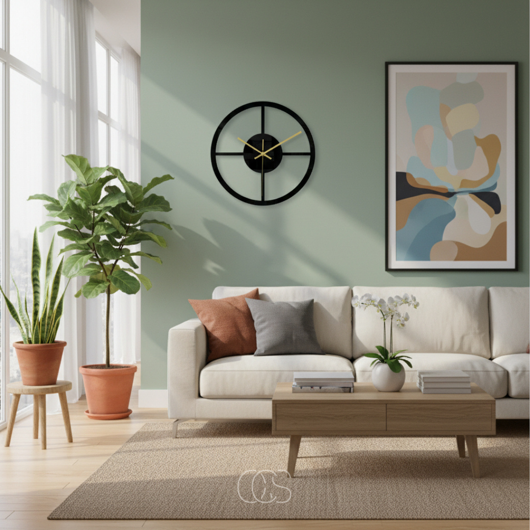 TIMEAVIA – Geräuschlose Wanduhr für eine stilvolle Wohnraumgestaltung