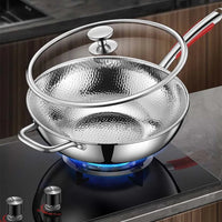 PANVION – Premium titanium wok with round bottom for induction cookers and effortless stir-frying 1