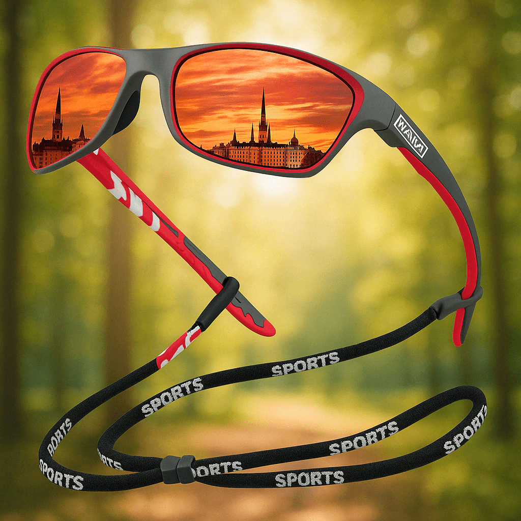 POLARSPORTX Pro - Polarised sports sunglasses with UV400 protection for outdoor & everyday wear 1