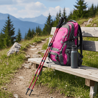 PeakPath - Adjustable Trekking Poles with Ergonomic Handles & Non-Slip Tips 3