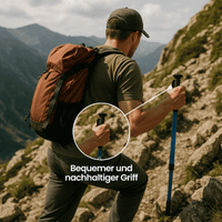 PeakPath - Adjustable Trekking Poles with Ergonomic Handles & Non-Slip Tips 5