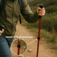 PeakPath - Adjustable Trekking Poles with Ergonomic Handles & Non-Slip Tips 7