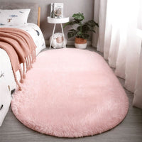 OVALENIXA – Plush Oval Rug for Soft and Stable Everyday Comfort