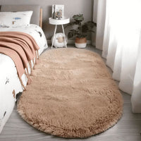 OVALENIXA – Plush Oval Rug for Soft and Stable Everyday Comfort