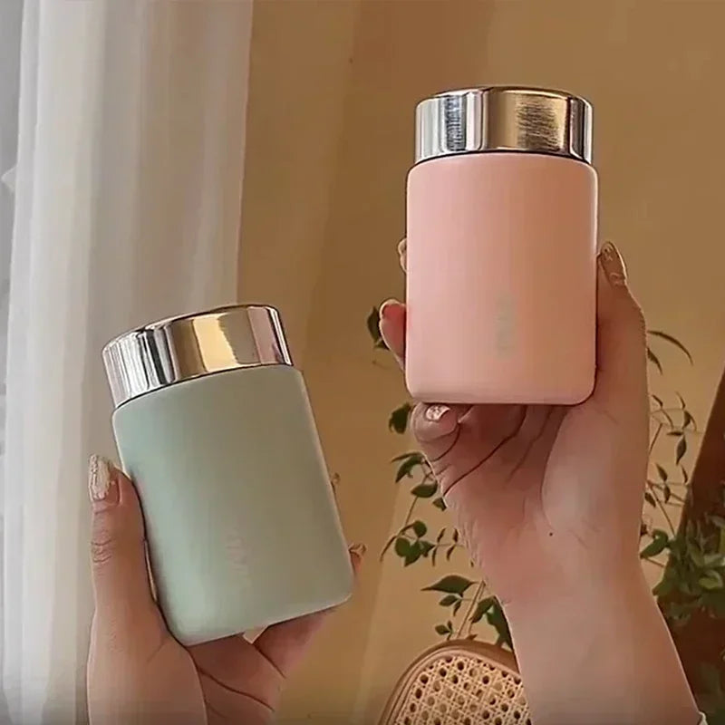 Portable 230ml Stainless Steel 316 Thermos Mug - Leak-Proof Vacuum Flask 2