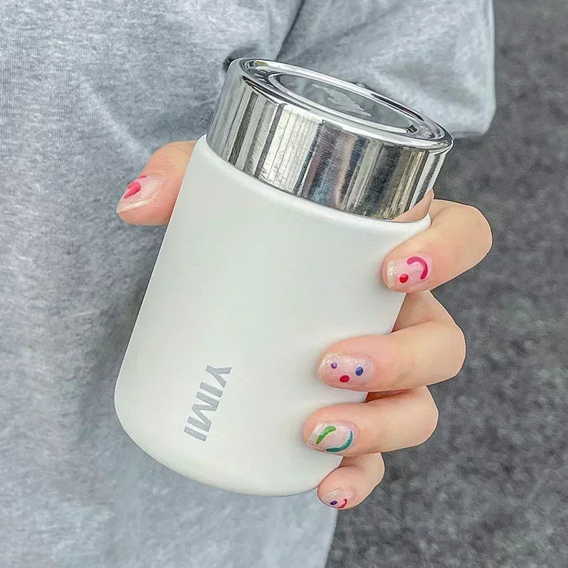 Portable 230ml Stainless Steel 316 Thermos Mug - Leak-Proof Vacuum Flask 9