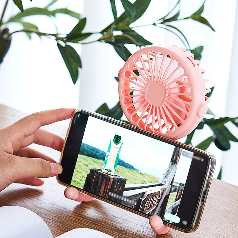 Portable Clip-On Fan - USB Rechargeable 3-Speed Stroller & Outdoor Fan 3
