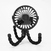 Portable Clip-On Fan - USB Rechargeable 3-Speed Stroller & Outdoor Fan 8