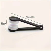 Portable Mini Eyeglass Cleaner with Soft Microfiber Bristles for Clear Vision 4